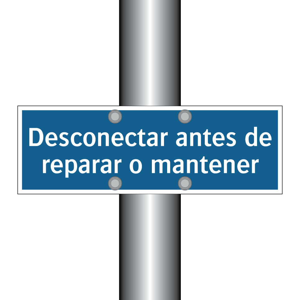 Desconectar antes de reparar o mantener