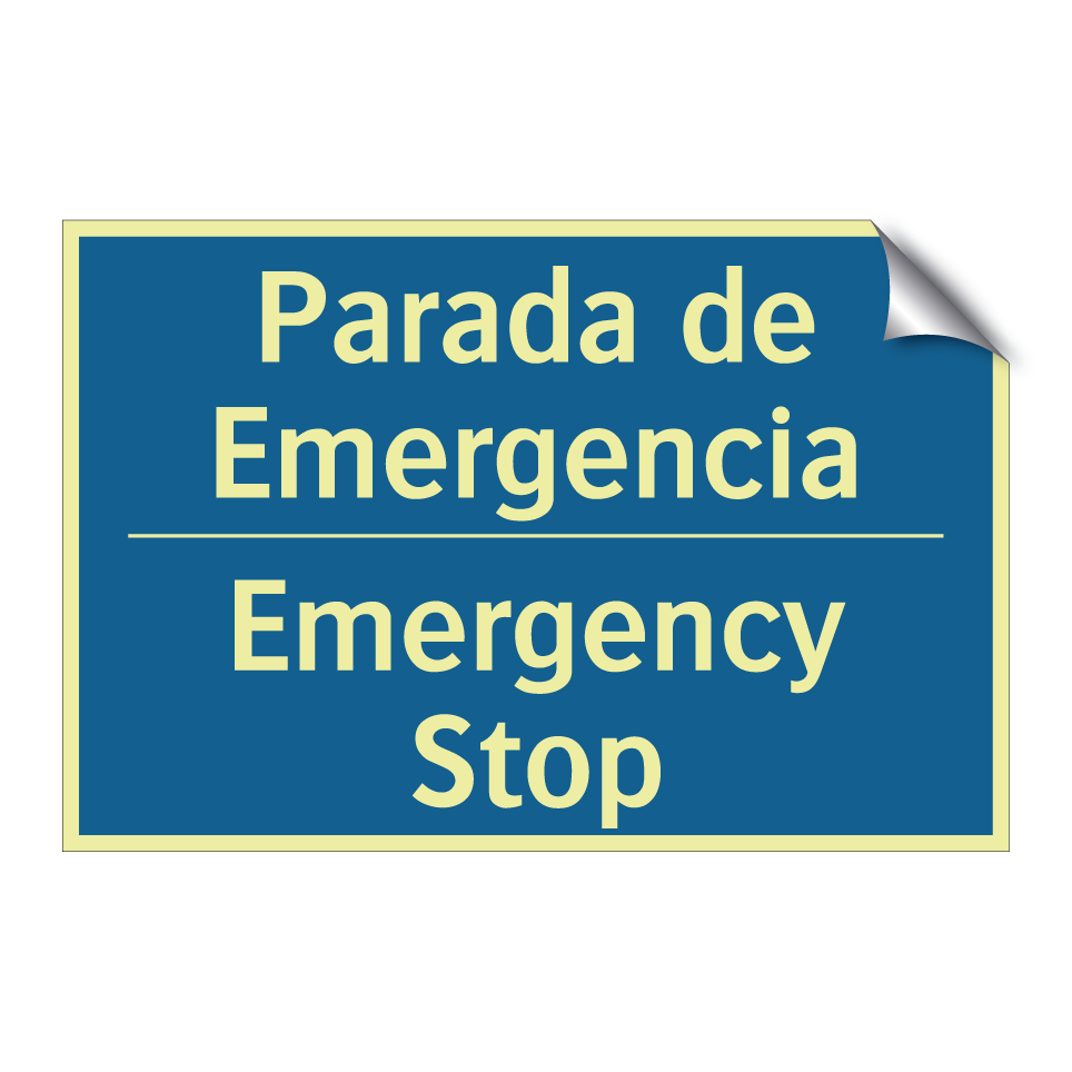 Parada de Emergencia - Emergency Stop