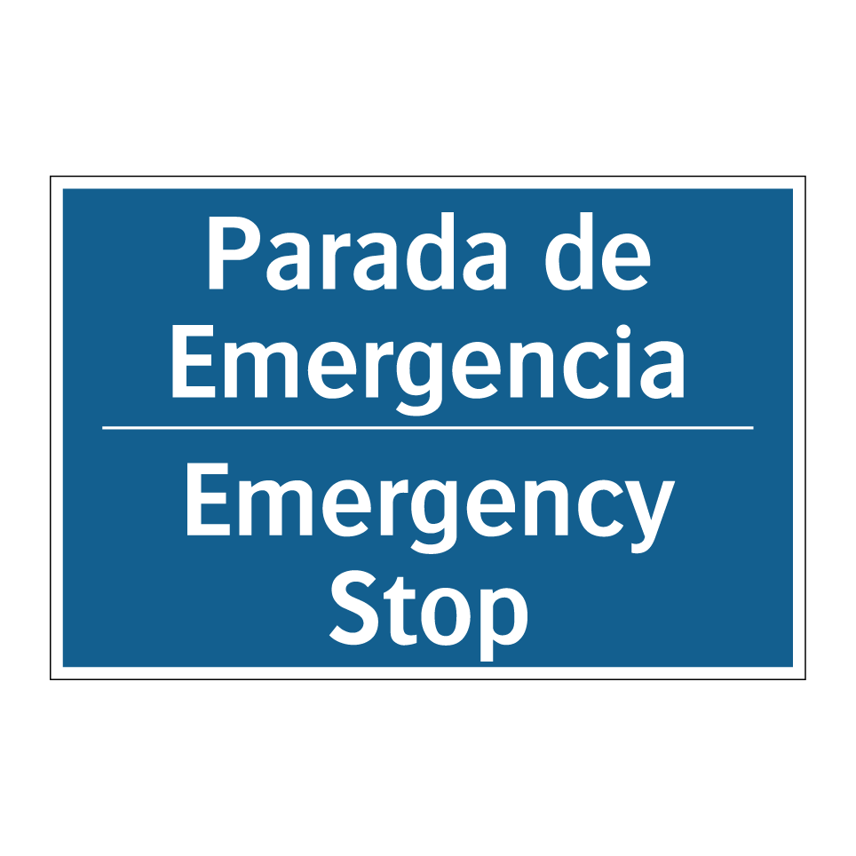 Parada de Emergencia - Emergency Stop