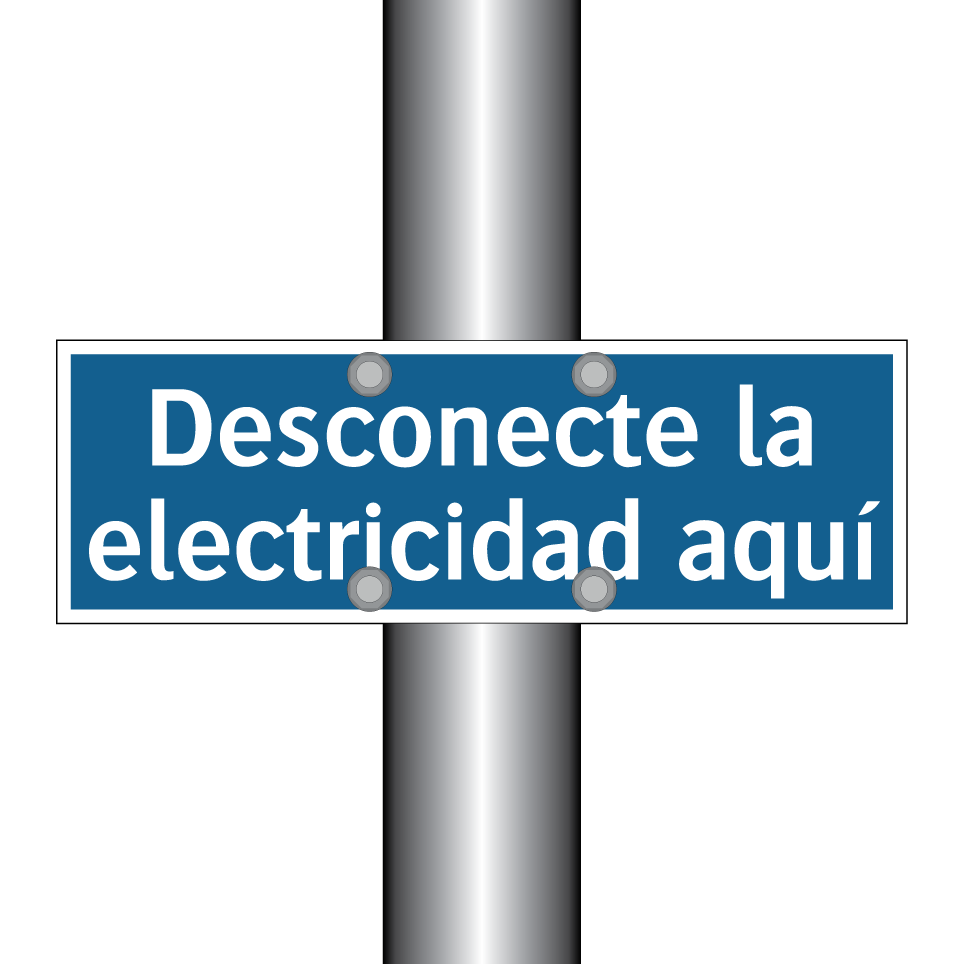 Desconecte la electricidad aquí