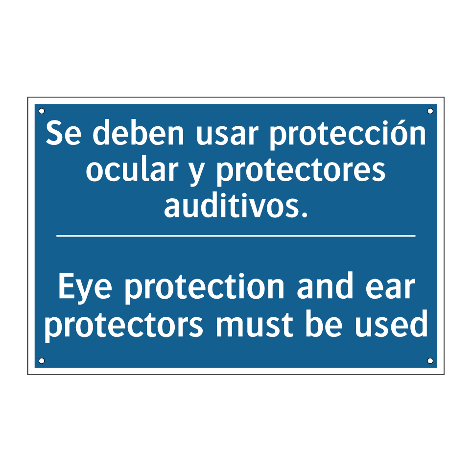 Se deben usar protección ocular  /.../ - Eye protection and ear protectors  /.../