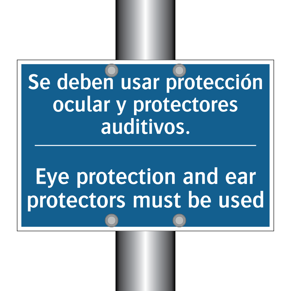 Se deben usar protección ocular  /.../ - Eye protection and ear protectors  /.../
