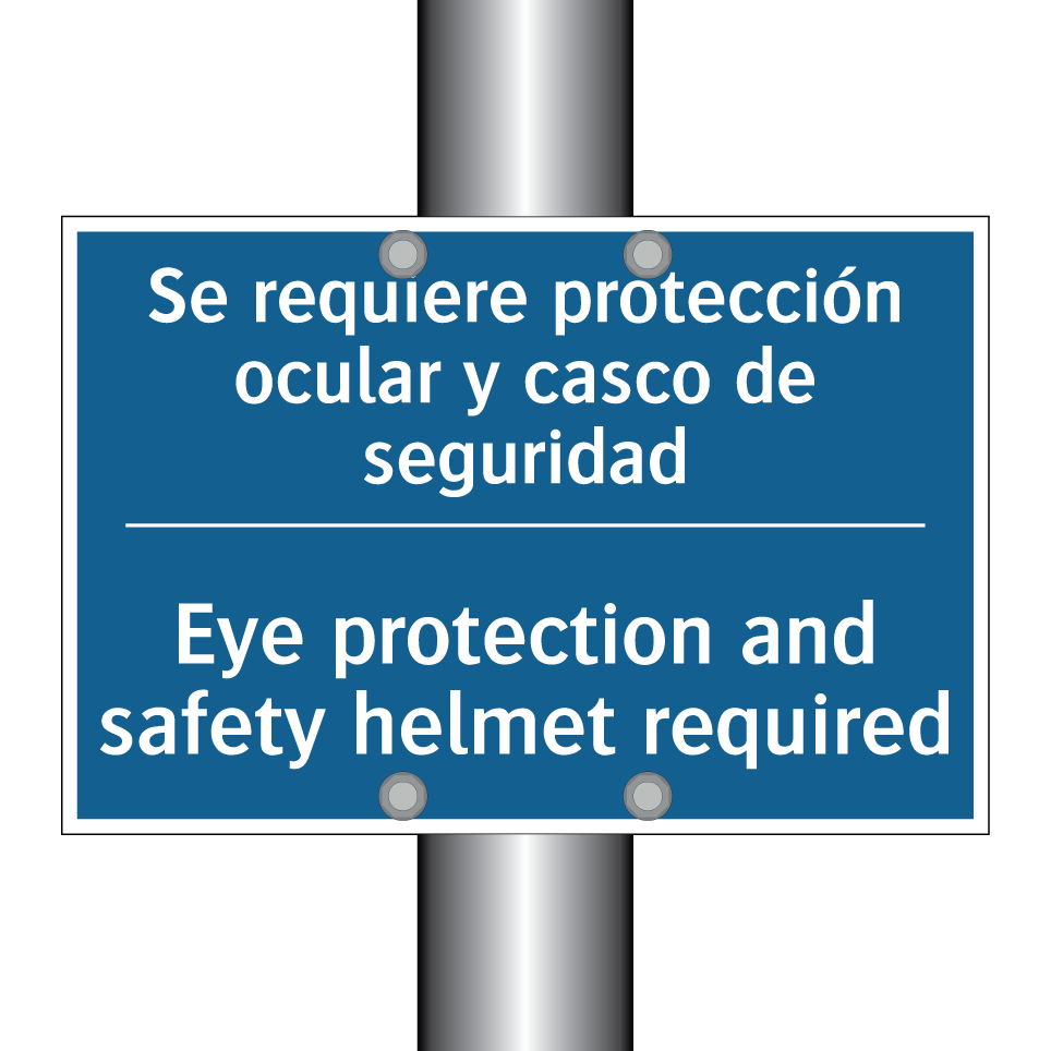 Se requiere protección ocular  /.../ - Eye protection and safety helmet  /.../