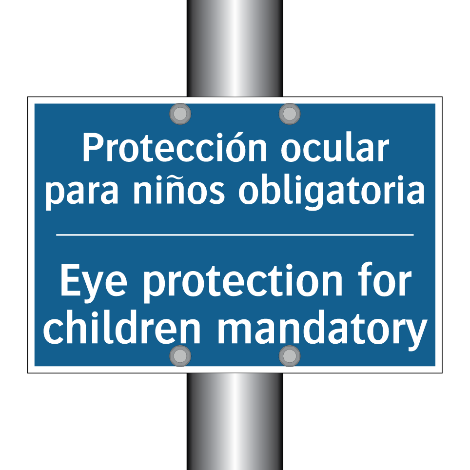 Protección ocular para niños obligatoria /.../ - Eye protection for children mandatory /.../