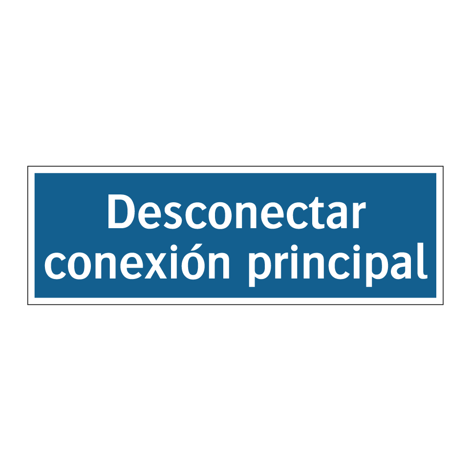 Desconectar conexión principal