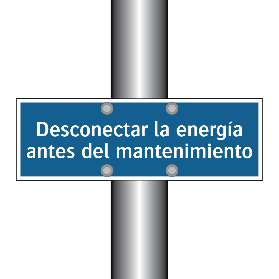 Desconectar la energía antes del mantenimiento