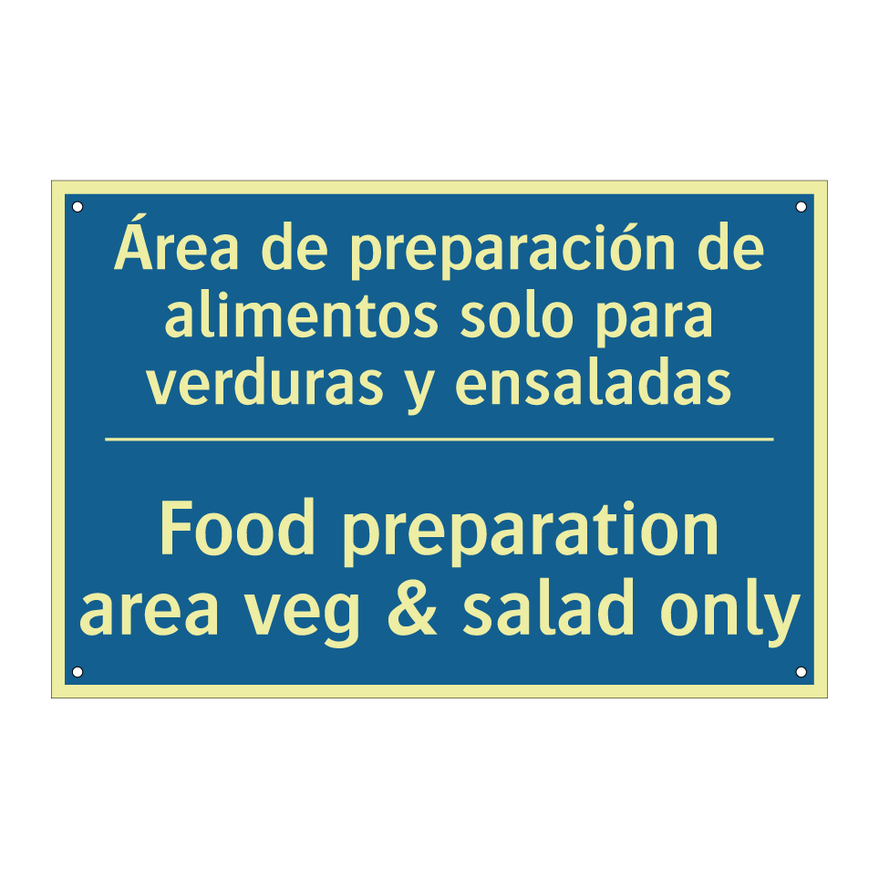 Área de preparación de alimentos  /.../ - Food preparation area veg & salad  /.../