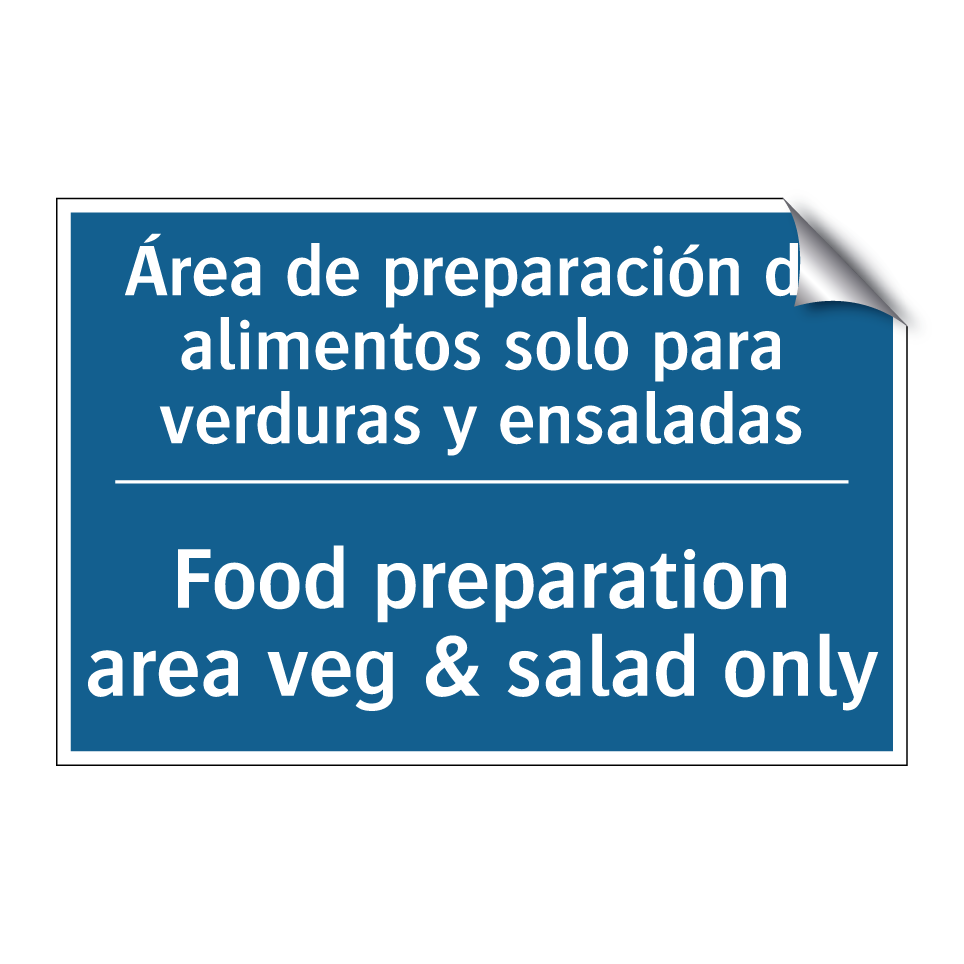 Área de preparación de alimentos  /.../ - Food preparation area veg & salad  /.../