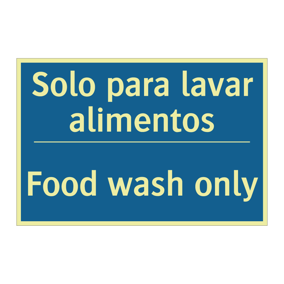 Solo para lavar alimentos - Food wash only