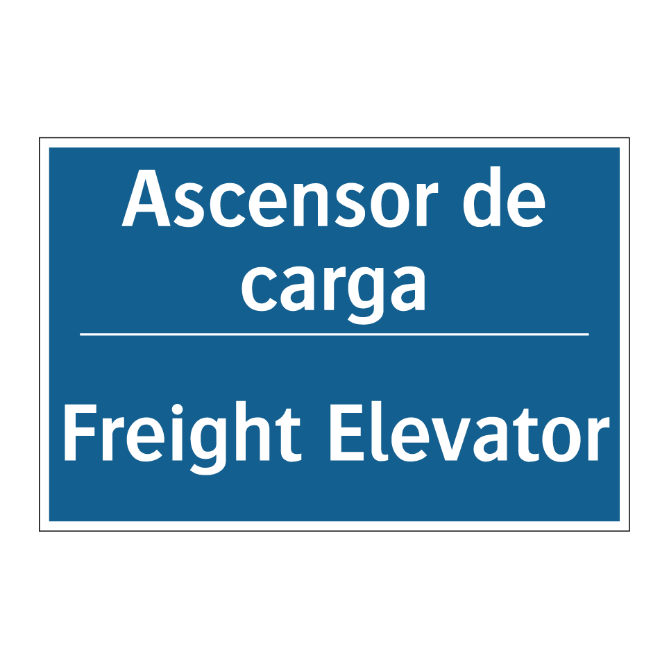 Ascensor de carga - Freight Elevator