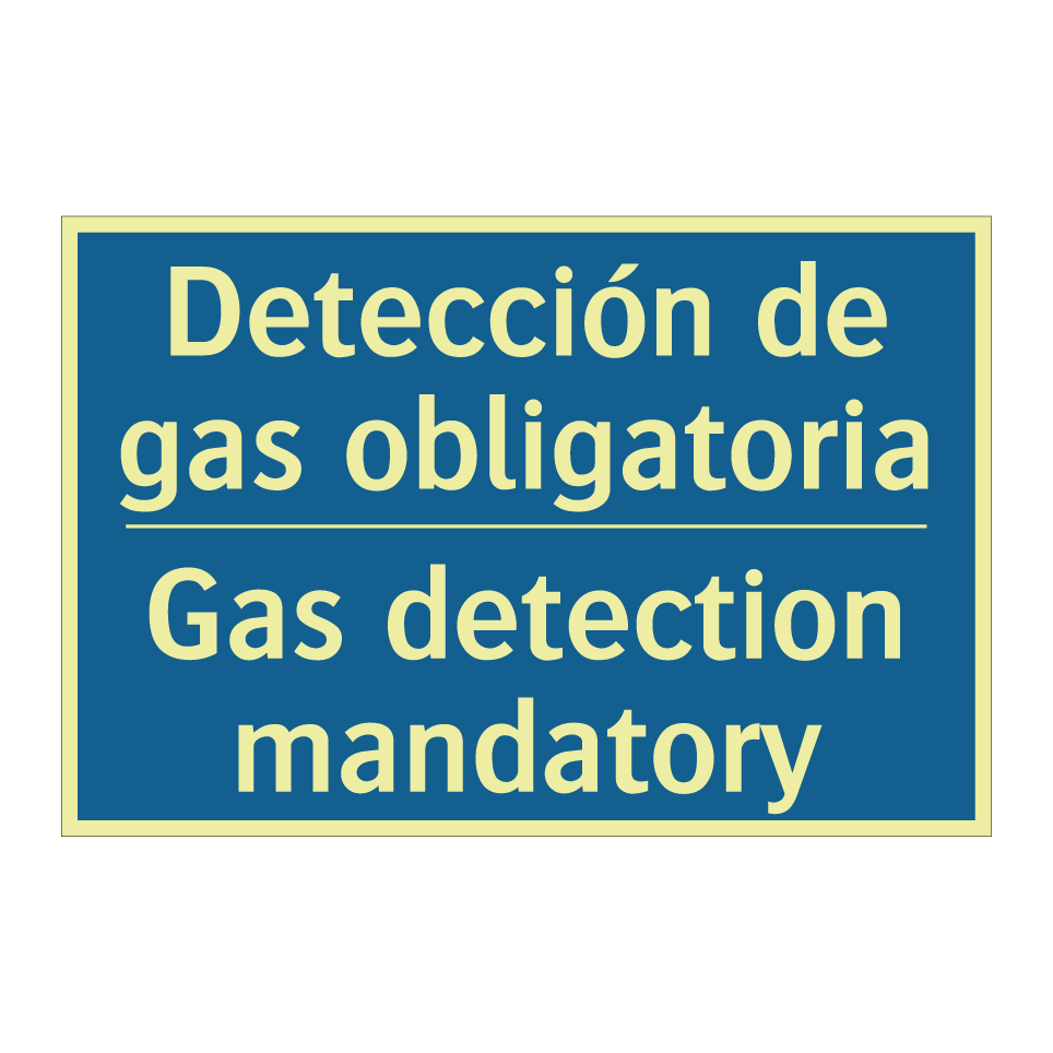 Detección de gas obligatoria - Gas detection mandatory