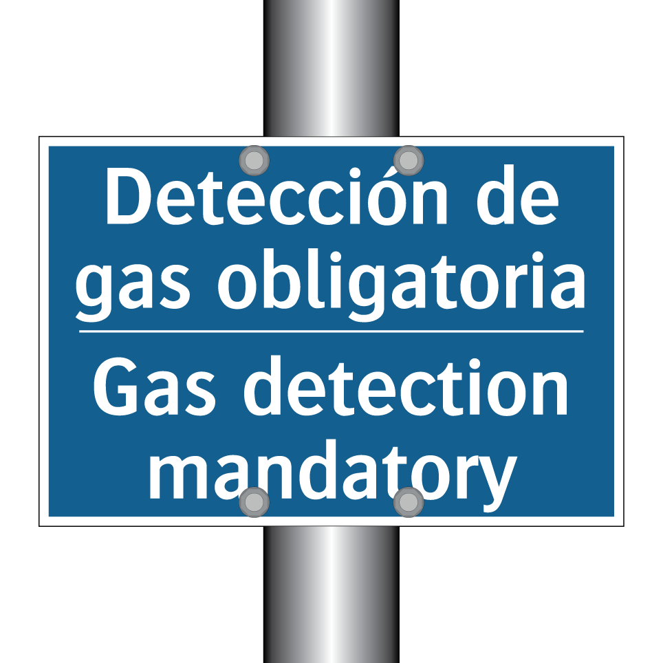 Detección de gas obligatoria - Gas detection mandatory