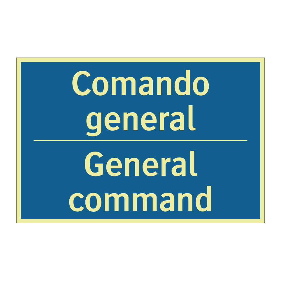 Comando general - General command
