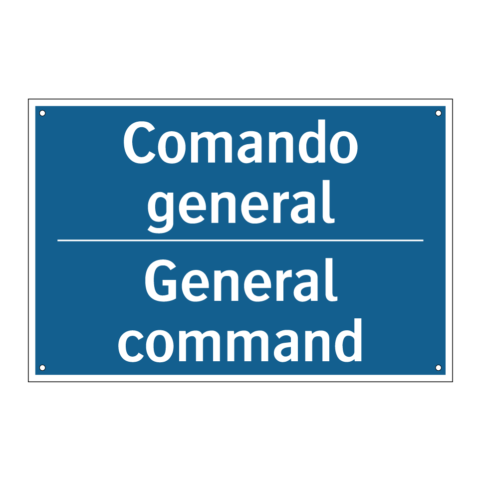 Comando general - General command