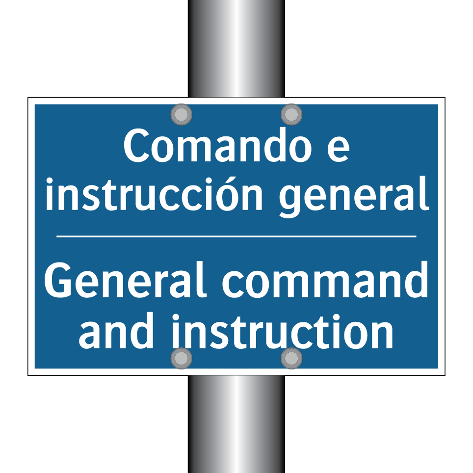 Comando e instrucción general - General command and instruction /.../