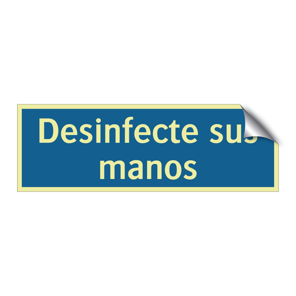 Desinfecte sus manos