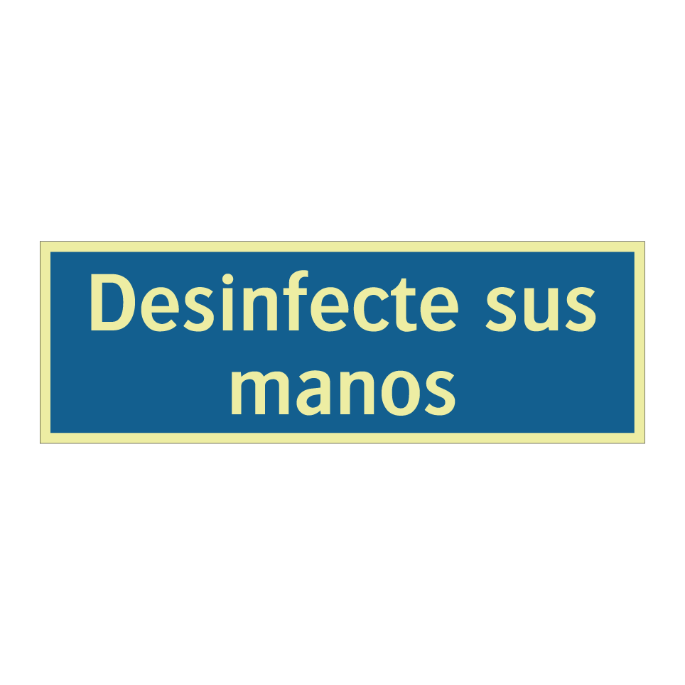 Desinfecte sus manos
