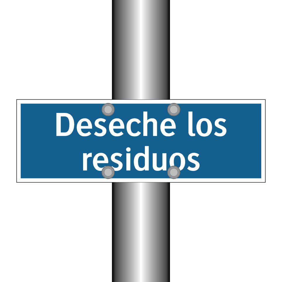 Deseche los residuos