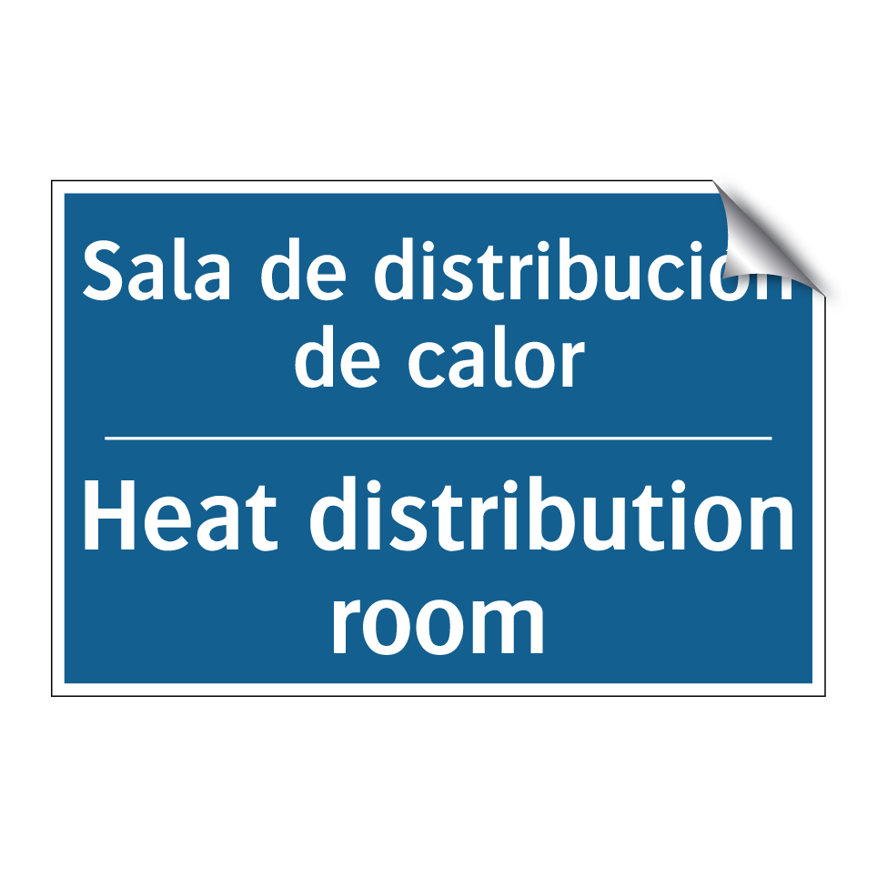 Sala de distribución de calor - Heat distribution room