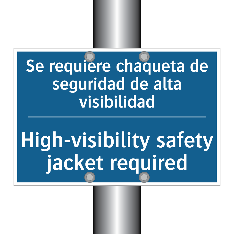 Se requiere chaqueta de seguridad  /.../ - High-visibility safety jacket  /.../