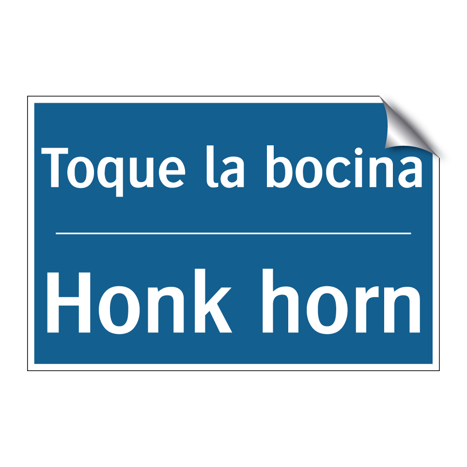 Toque la bocina - Honk horn