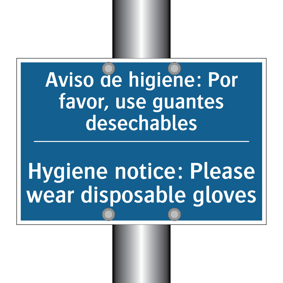 Aviso de higiene: Por favor, use  /.../ - Hygiene notice: Please wear disposable  /.../