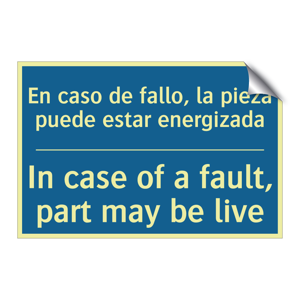 En caso de fallo, la pieza puede  /.../ - In case of a fault, part may be  /.../