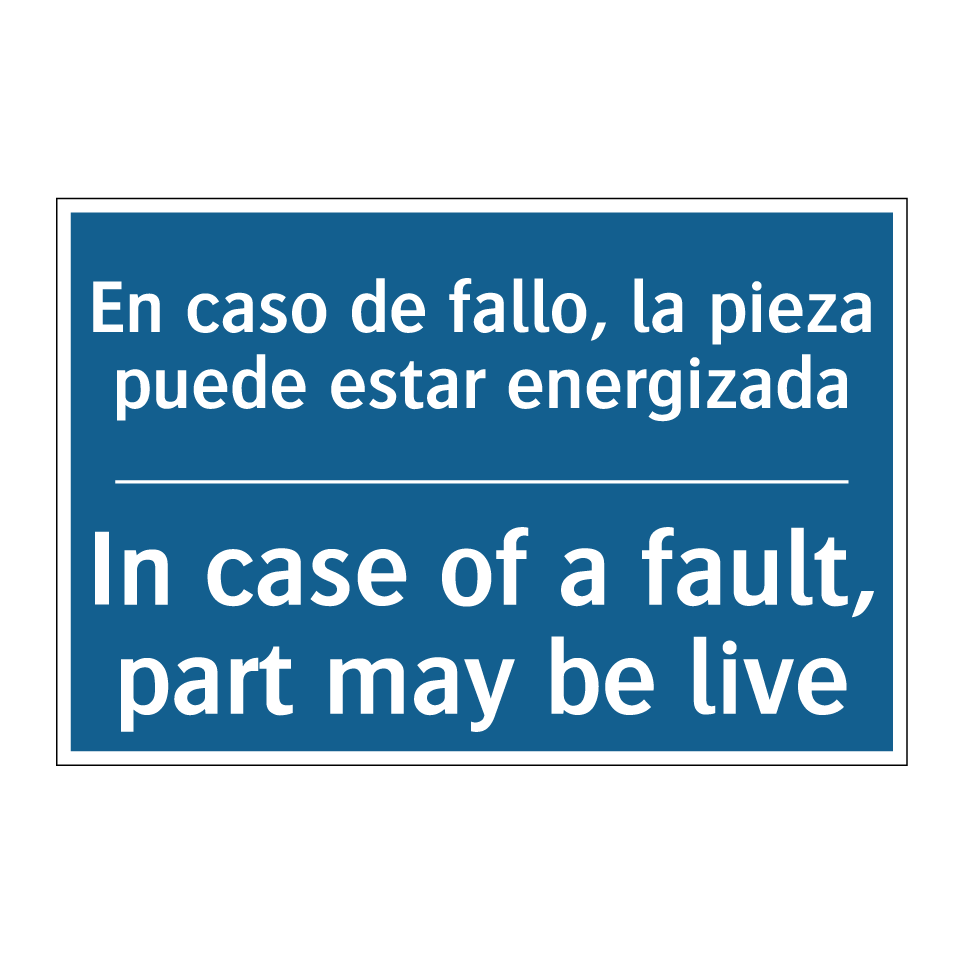 En caso de fallo, la pieza puede  /.../ - In case of a fault, part may be  /.../