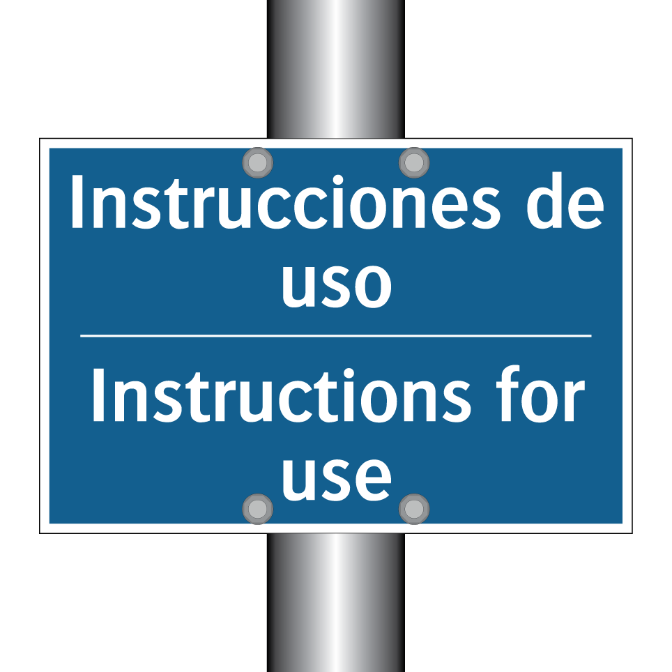 Instrucciones de uso - Instructions for use