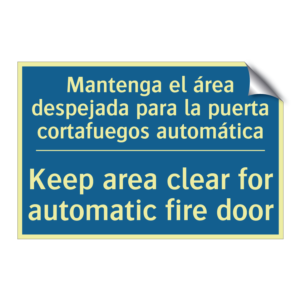 Mantenga el área despejada para  /.../ - Keep area clear for automatic  /.../