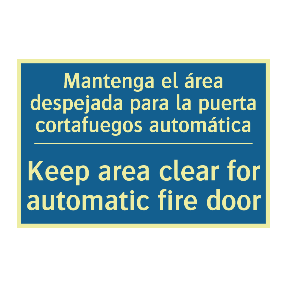 Mantenga el área despejada para  /.../ - Keep area clear for automatic  /.../