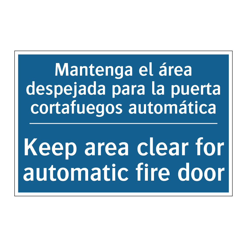 Mantenga el área despejada para  /.../ - Keep area clear for automatic  /.../