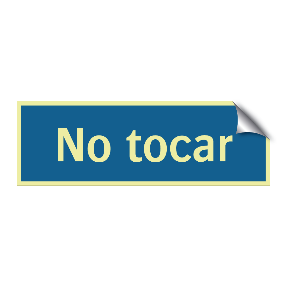 No tocar