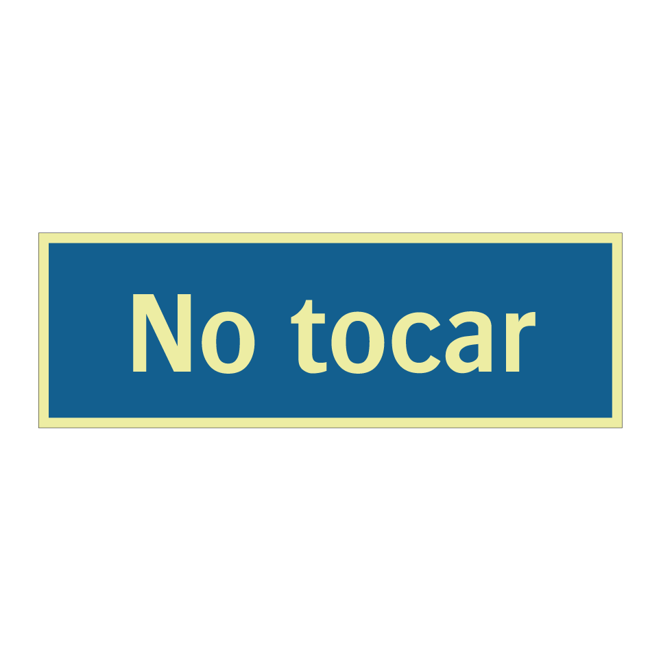 No tocar