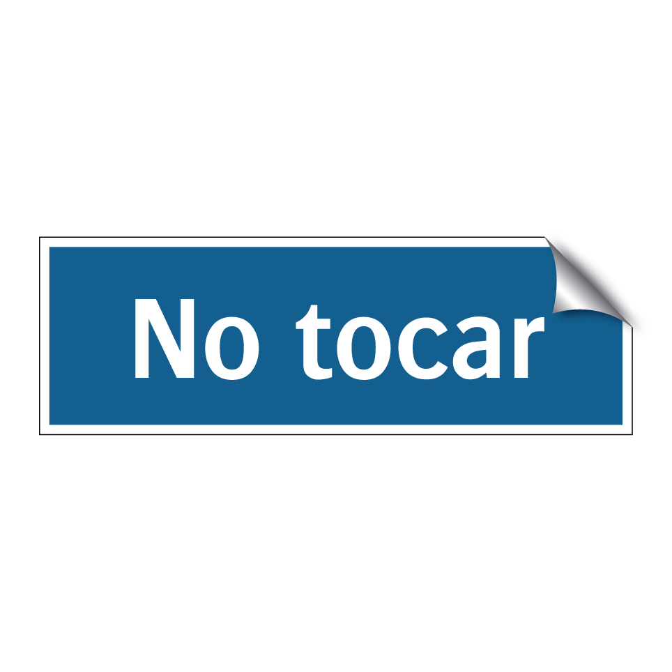 No tocar