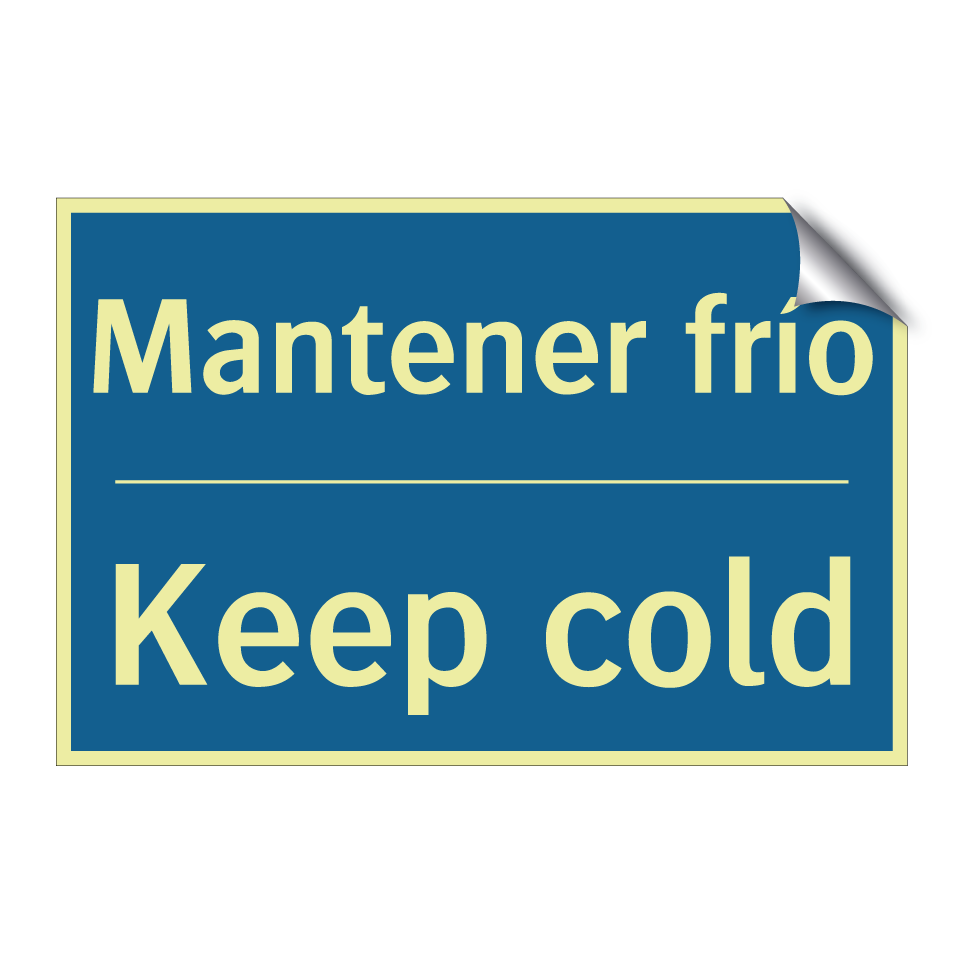 Mantener frío - Keep cold