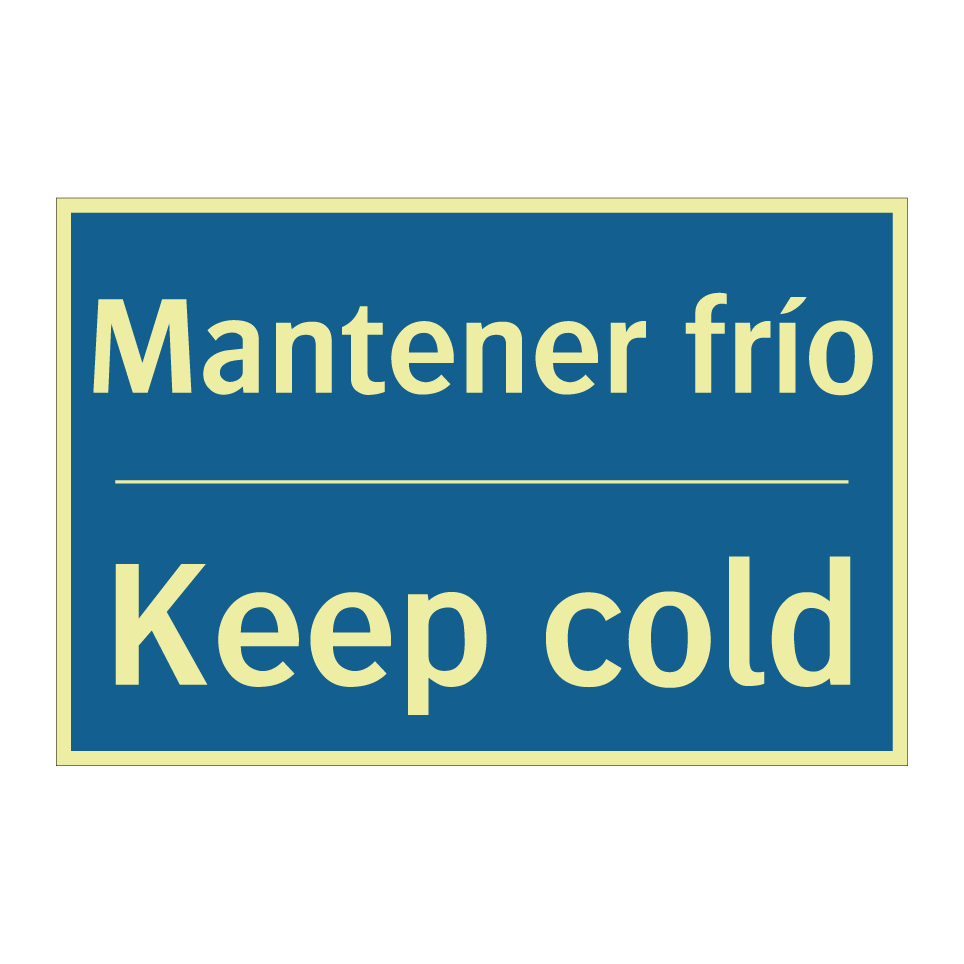 Mantener frío - Keep cold
