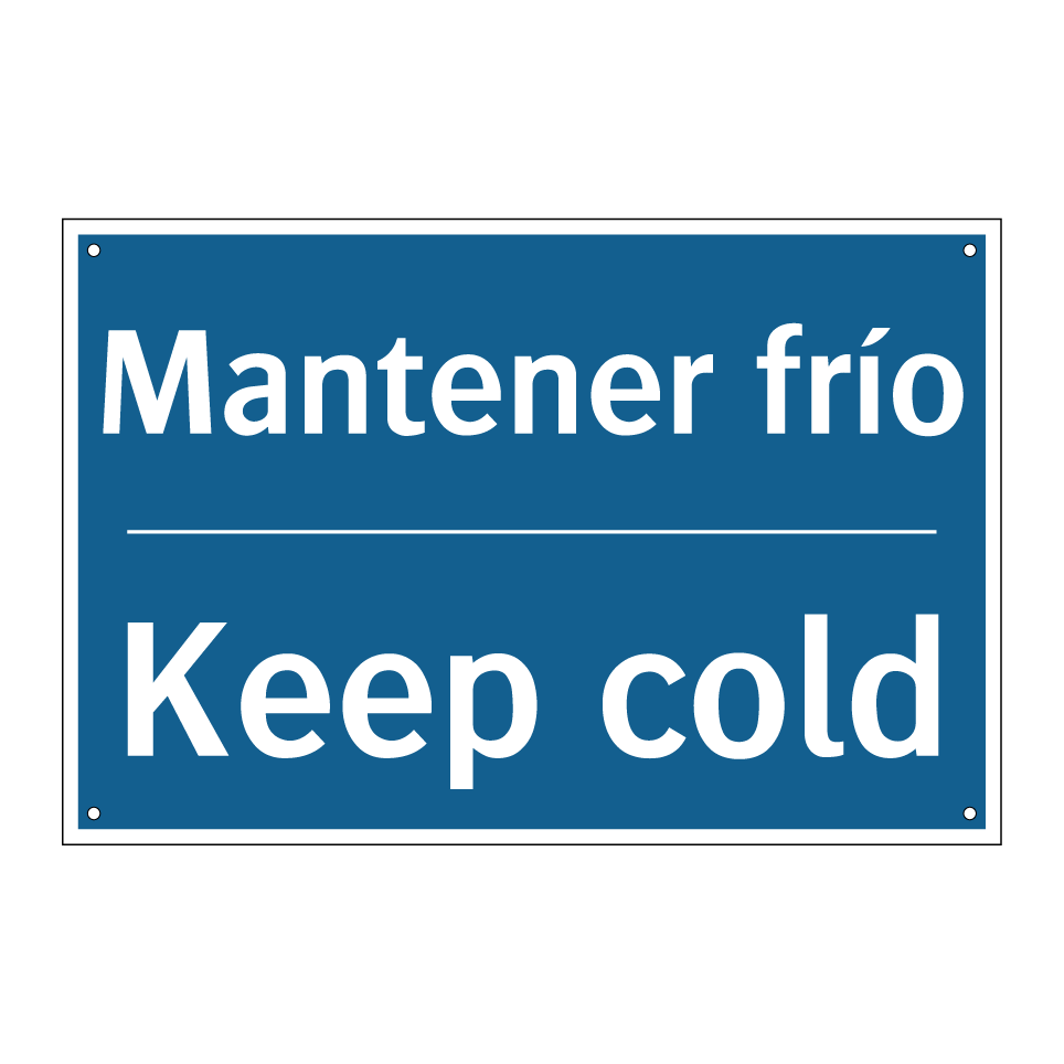 Mantener frío - Keep cold