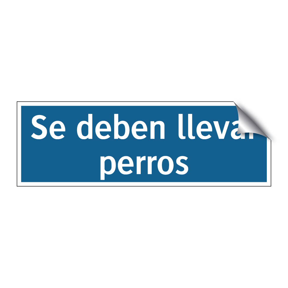 Se deben llevar perros