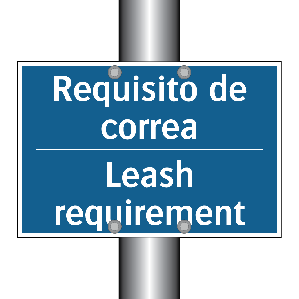 Requisito de correa - Leash requirement