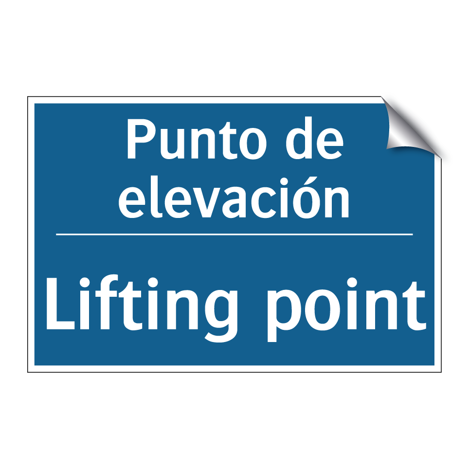 Punto de elevación - Lifting point
