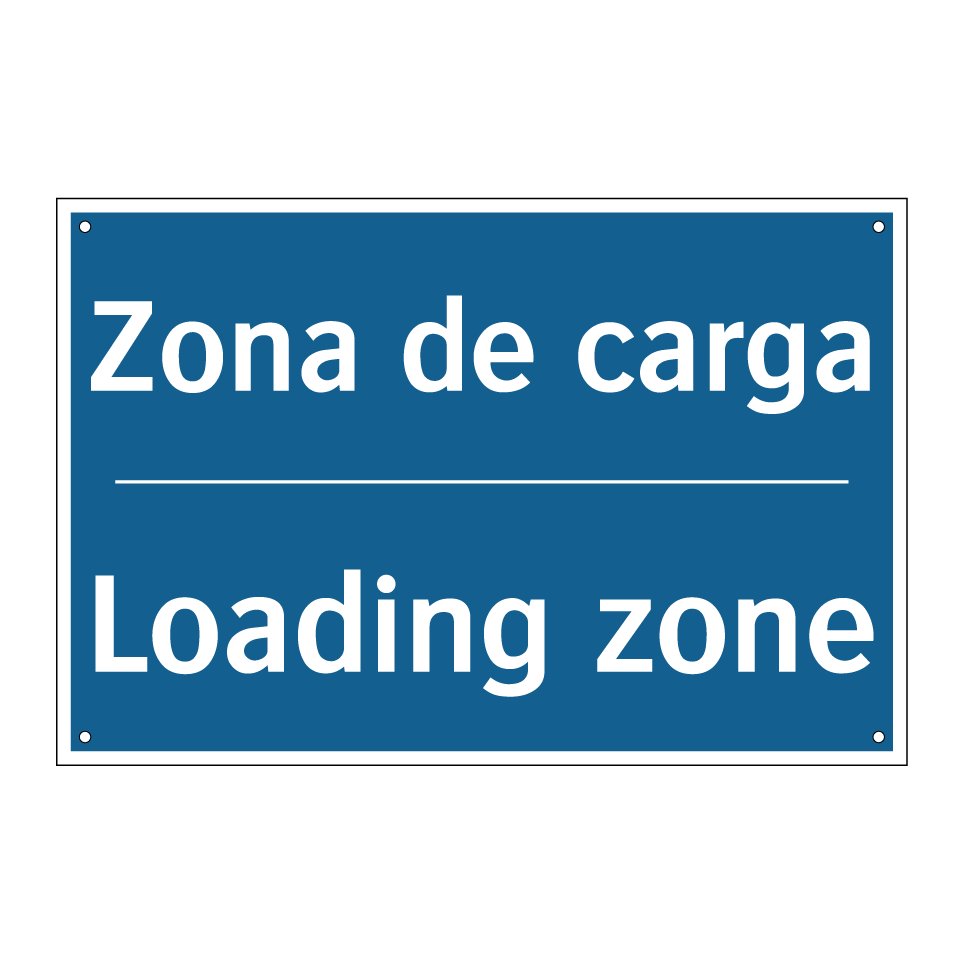 Zona de carga - Loading zone