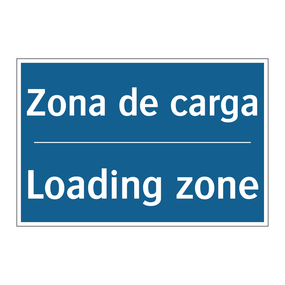 Zona de carga - Loading zone