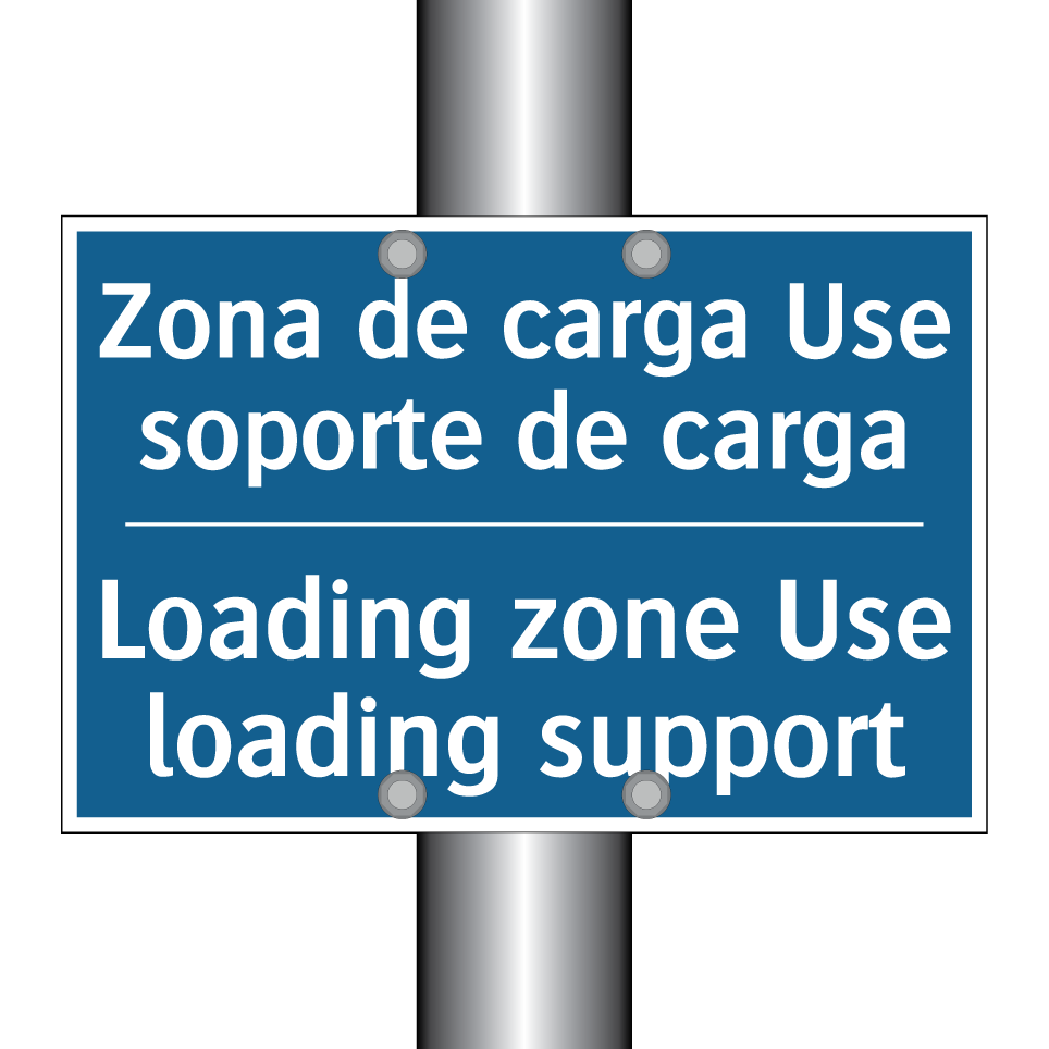 Zona de carga Use soporte de carga /.../ - Loading zone Use loading support /.../