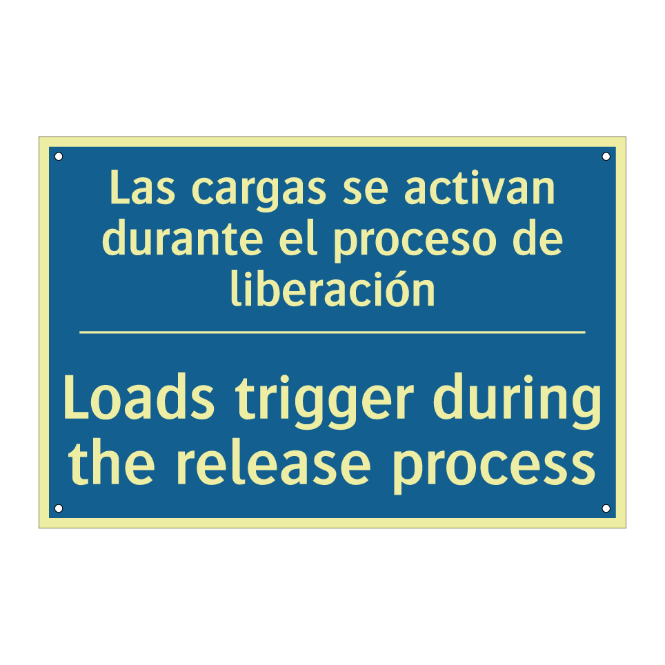 Las cargas se activan durante  /.../ - Loads trigger during the release  /.../