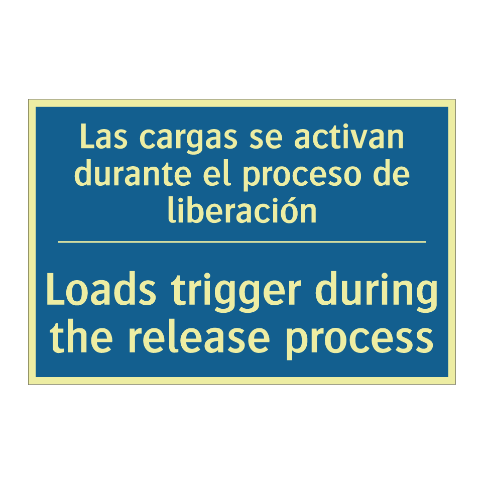 Las cargas se activan durante  /.../ - Loads trigger during the release  /.../