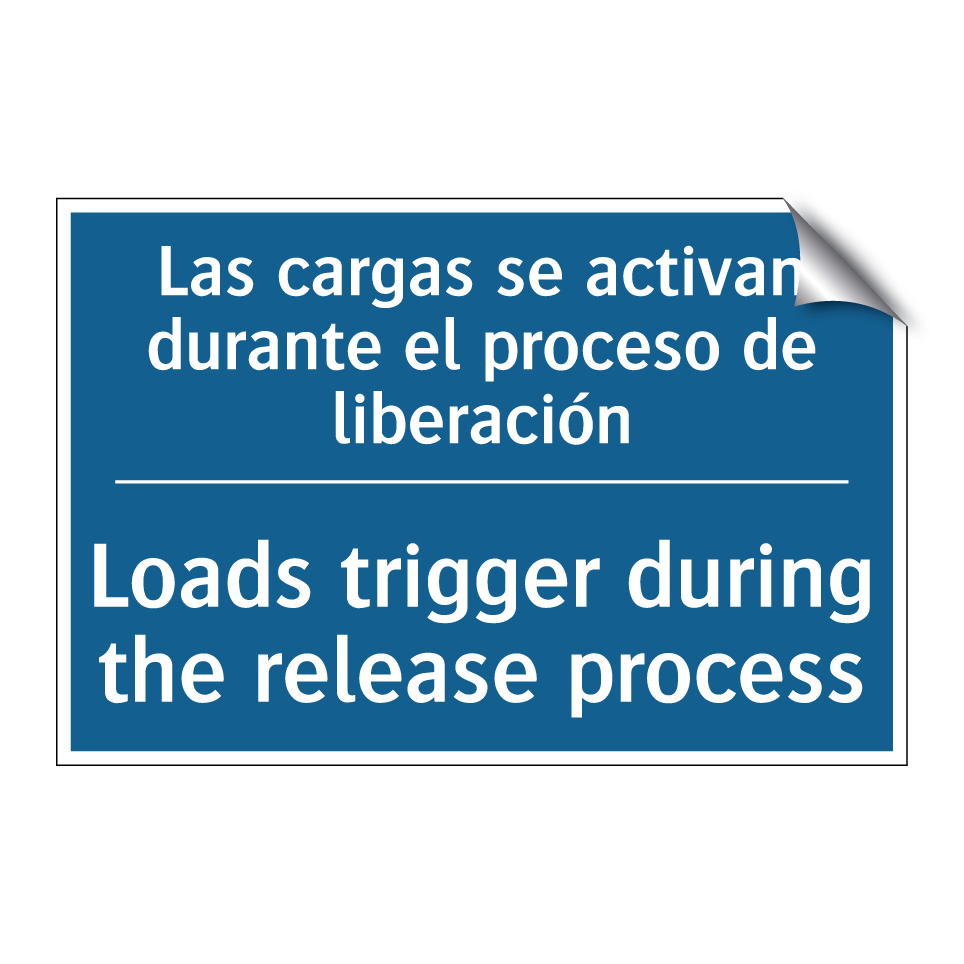 Las cargas se activan durante  /.../ - Loads trigger during the release  /.../