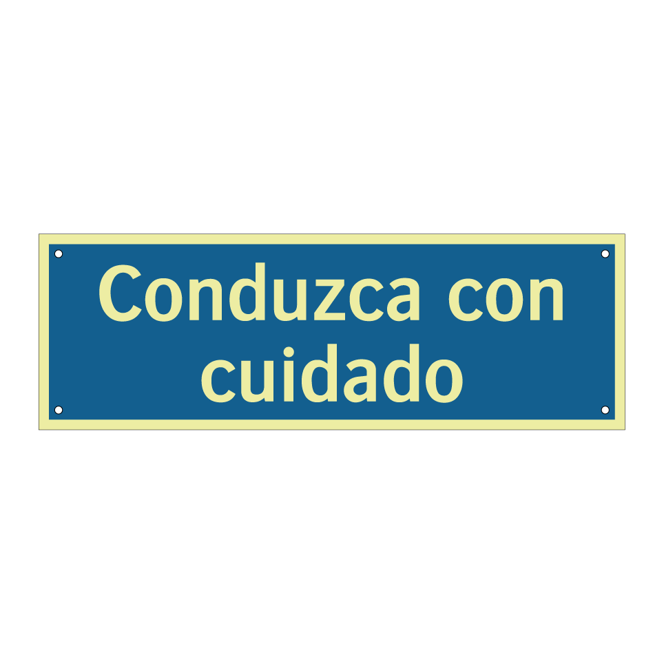 Conduzca con cuidado
