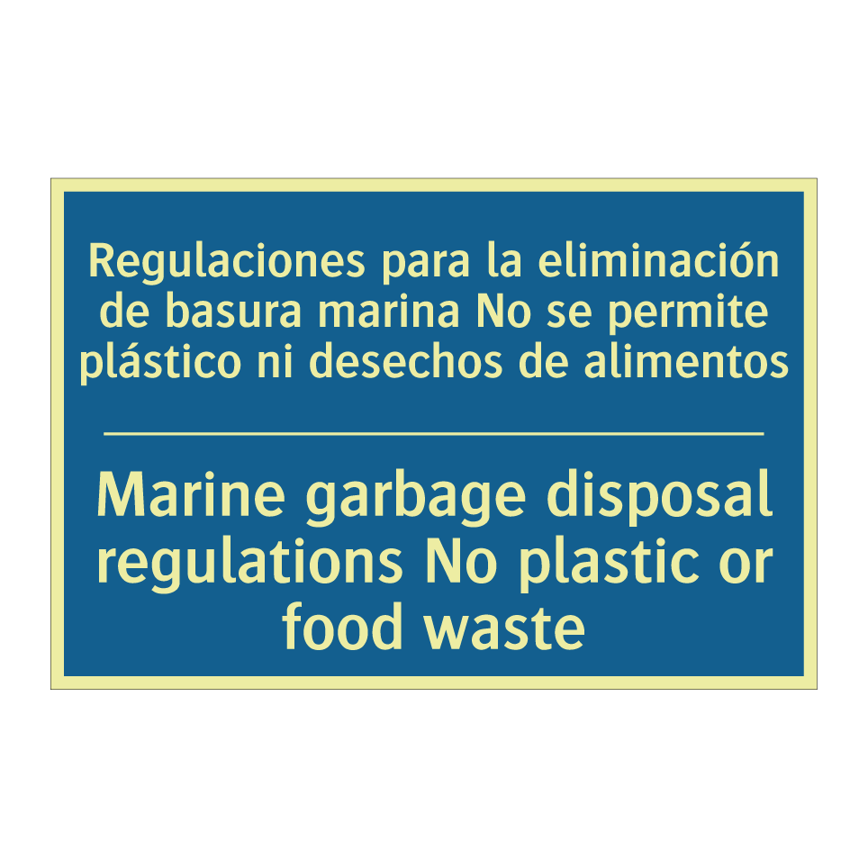 Regulaciones para la eliminación  /.../ - Marine garbage disposal regulations  /.../
