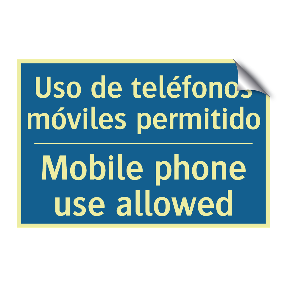 Uso de teléfonos móviles permitido /.../ - Mobile phone use allowed